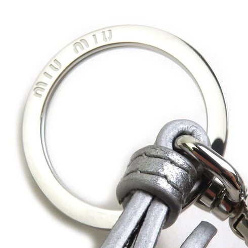Charm Leather Silver Handbag Charm