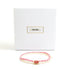 Necklace Artificial Pearl and Metal Red and White