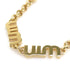 Pendant Necklace Metal Gold