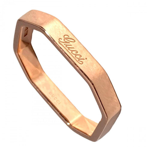 Octagonal Ring 18K Rose Gold