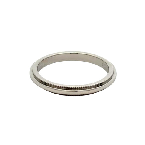 Milgrain Ring Platinum