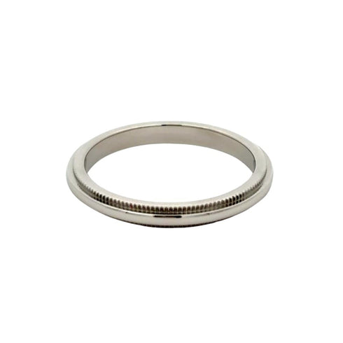 Milgrain Ring Platinum