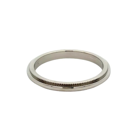 Milgrain Ring Platinum