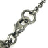 Pendant Necklace Metal Black and Silver