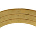 Bangle Metal Gold Light Blue and White Bracelet