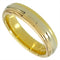 Vendome Louis Cartier Band Ring 18K Tricolor Gold