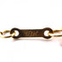 Open Teardrop Pendant Necklace 18K Yellow Gold