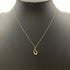 Open Teardrop Pendant Necklace 18K Yellow Gold