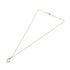 Open Teardrop Pendant Necklace 18K Yellow Gold
