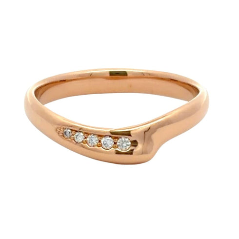 Open Heart Ring 18K Rose Gold