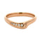 Open Heart Ring 18K Rose Gold