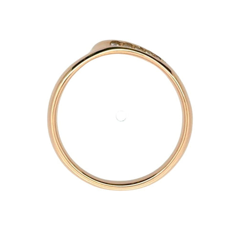 Open Heart Ring 18K Rose Gold