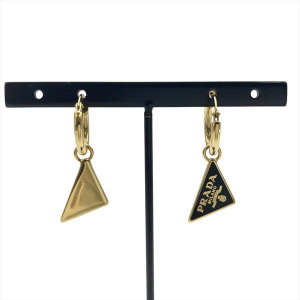Earrings Hoop Gold-Tone Metal