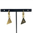 Earrings Hoop Gold-Tone Metal