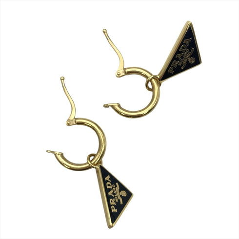 Earrings Hoop Gold-Tone Metal