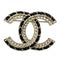 CC Logo Brooch Metal