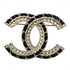 CC Logo Brooch Metal