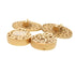 Crystal Clip-On Earrings Brass