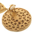 Crystal Clip-On Earrings Brass