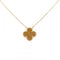 Vintage Alhambra Pendant Necklace 18K Yellow Gold