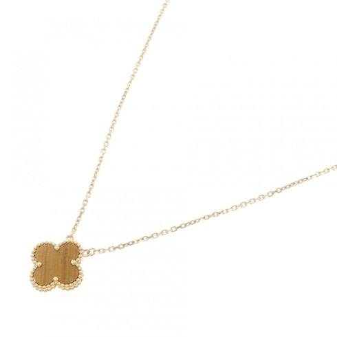Vintage Alhambra Pendant Necklace 18K Yellow Gold