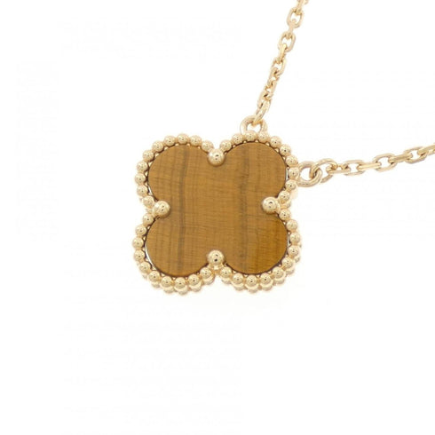 Vintage Alhambra Pendant Necklace 18K Yellow Gold