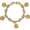 Hollow Medallion Bracelet Sterling Silver