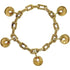 Hollow Medallion Bracelet Sterling Silver