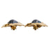 Vintage Earrings Gold-Tone Metal