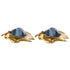 Vintage Earrings Gold-Tone Metal