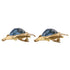 Vintage Earrings Gold-Tone Metal