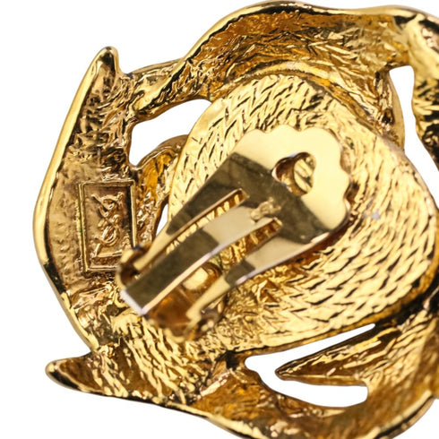 Vintage Earrings Gold-Tone Metal