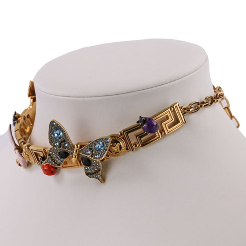 Butterfly Pendant Necklace Blue