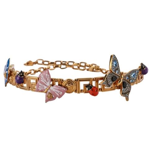 Butterfly Pendant Necklace Blue