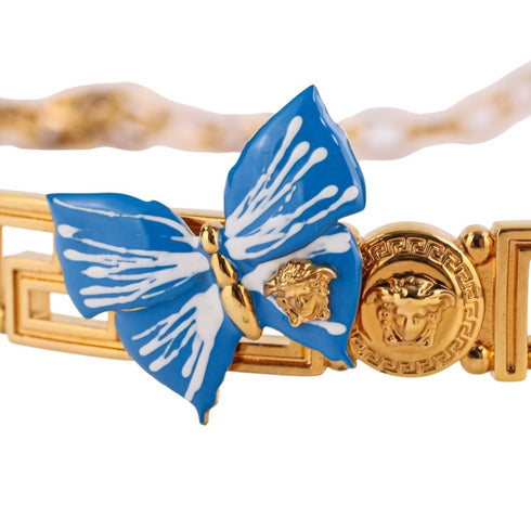 Butterfly Pendant Necklace Blue