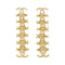 Earrings Gold-Tone Metal