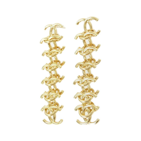 Earrings Gold-Tone Metal