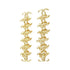Earrings Gold-Tone Metal