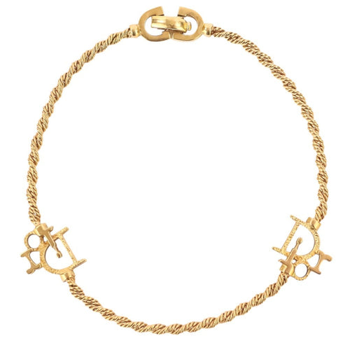 Twist Chain Bracelet 18K Yellow Gold