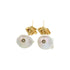 Pearl Earrings Brass