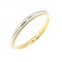 Milgrain Ring 18K Yellow Gold and Platinum