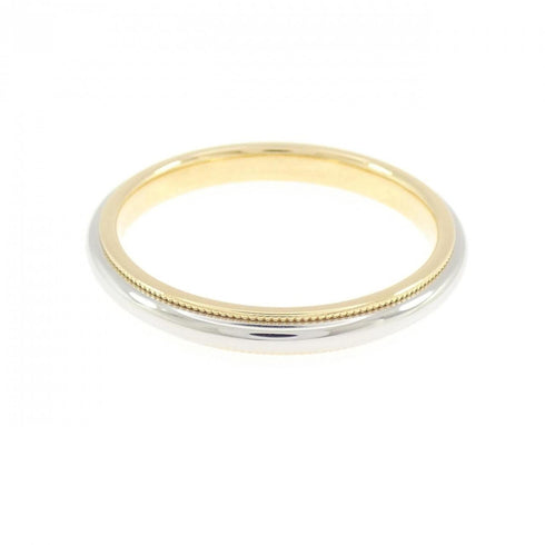 Milgrain Ring 18K Yellow Gold and Platinum