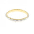Milgrain Ring 18K Yellow Gold and Platinum