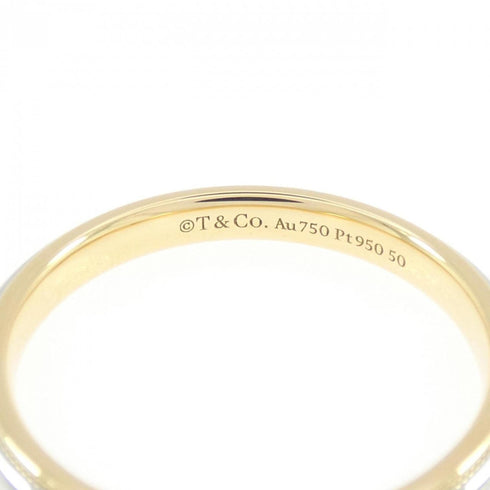 Milgrain Ring 18K Yellow Gold and Platinum