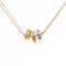 Empreinte Toiall Pendant Necklace 18K Tricolor Gold