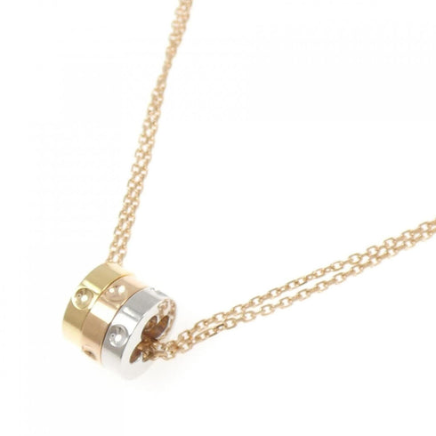 Empreinte Toiall Pendant Necklace 18K Tricolor Gold