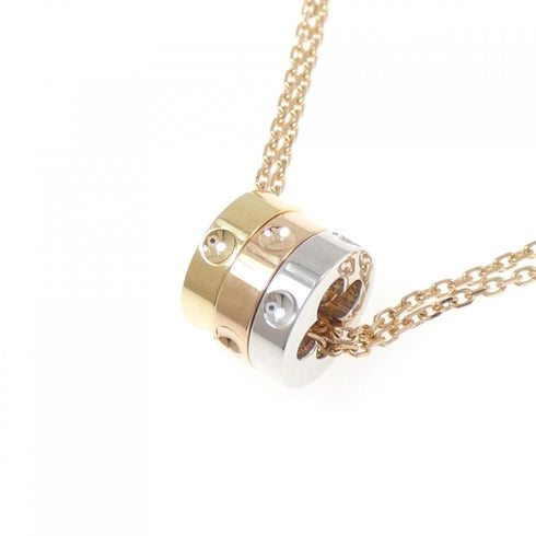 Empreinte Toiall Pendant Necklace 18K Tricolor Gold