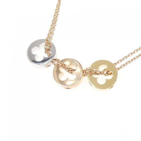 Empreinte Toiall Pendant Necklace 18K Tricolor Gold