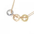 Empreinte Toiall Pendant Necklace 18K Tricolor Gold