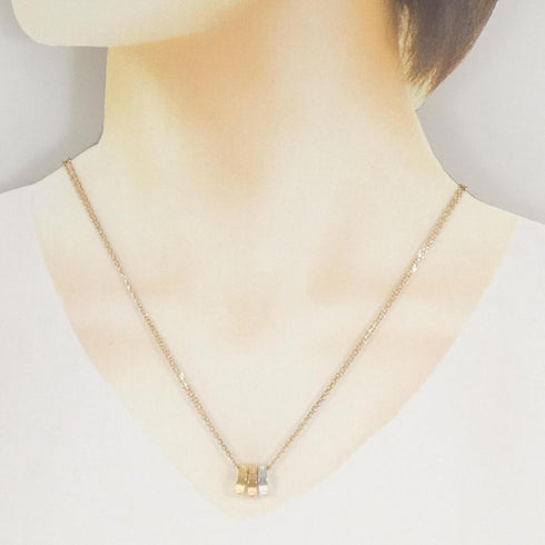 Empreinte Toiall Pendant Necklace 18K Tricolor Gold
